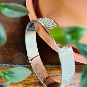 Silver cuff bracelet